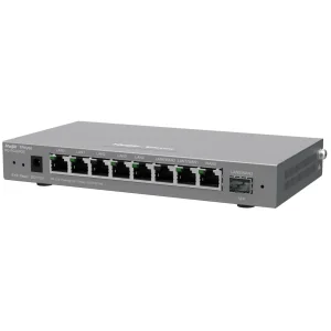 Маршрутизатор Ruijie Reyee RG-EG209GS (1xGE WAN, 1xSFP WAN/LAN, 2xGE WAN/LAN, 5xGE LAN, controller APs, Ipsec VPN, Cloud Managed) UA