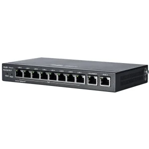 Маршрутизатор Ruijie Reyee RG-EG210G-P (1xGE WAN, 3xGE WAN/PoE+ LAN, 6xGE PoE+ LAN, max PoE 70W, VPN, Ruijie cloud) UA