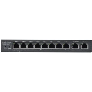 Маршрутизатор Ruijie Reyee RG-EG210G-P (1xGE WAN, 3xGE WAN/PoE+ LAN, 6xGE PoE+ LAN, max PoE 70W, VPN, Ruijie cloud) UA