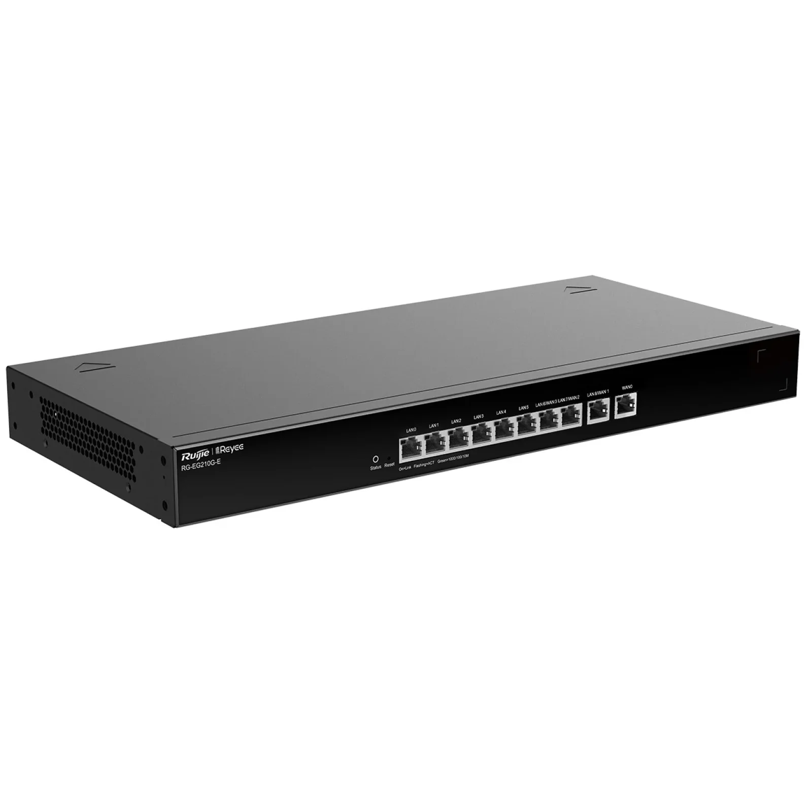 Маршрутизатор Ruijie Reyee RG-EG210G-E (1xGE WAN, 1xGE WAN/LAN, 8xGE LAN, controller APs, Ipsec VPN, Cloud Managed, металл) UA