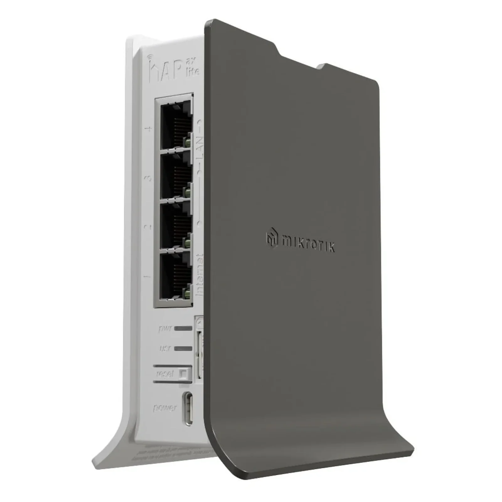 Бездротовий маршрутизатор MikroTik hAP AX lite LTE6 (L41G-2axD&FG621-EA) (AX600, wifi6-2,4Ghz, 1xGE WAN, 3xGE LAN, 1xmicroSIM, LTE cat6) UA