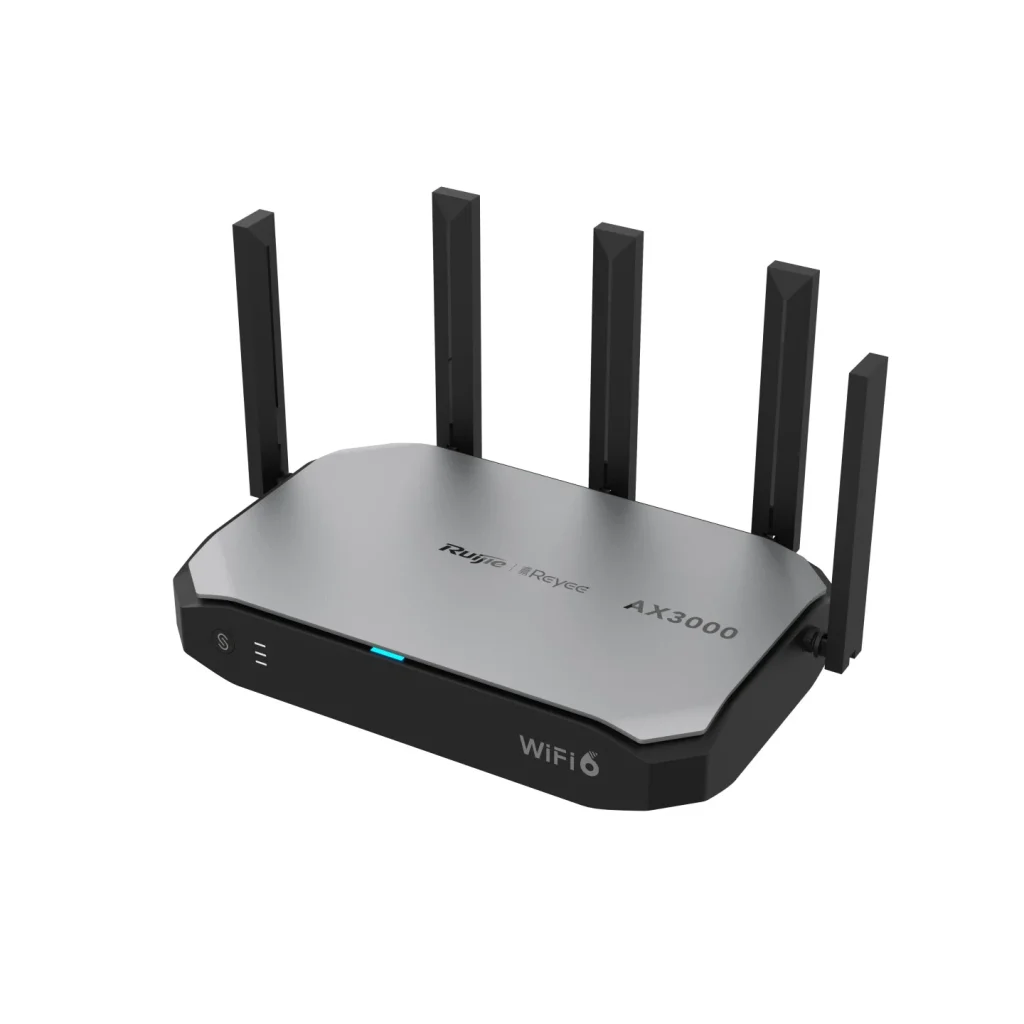 Беспроводной маршрутизатор Ruijie Reyee RG-EG105GW-X (AX3000, 1xGE WAN, 3xGE WAN/LAN, 1xGE LAN, VPN, Ruijie cloud, 5 антенн) UA