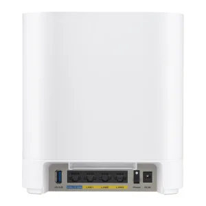 Wi-Fi Mesh система Asus ExpertWiFi EBM68 2pk White (90IG07V0-MO3A40) (AX7800, 1x2.5GE WAN, 3xGE LAN, 1xUSB 3.2 Gen 1, 6 внутрішніх антен) UA