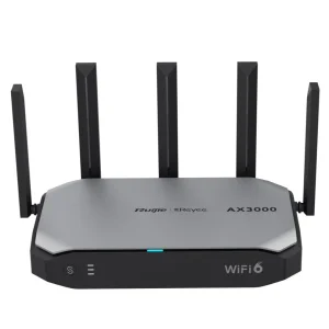 Беспроводной маршрутизатор Ruijie Reyee RG-EG105GW-X (AX3000, 1xGE WAN, 3xGE WAN/LAN, 1xGE LAN, VPN, Ruijie cloud, 5 антенн) UA