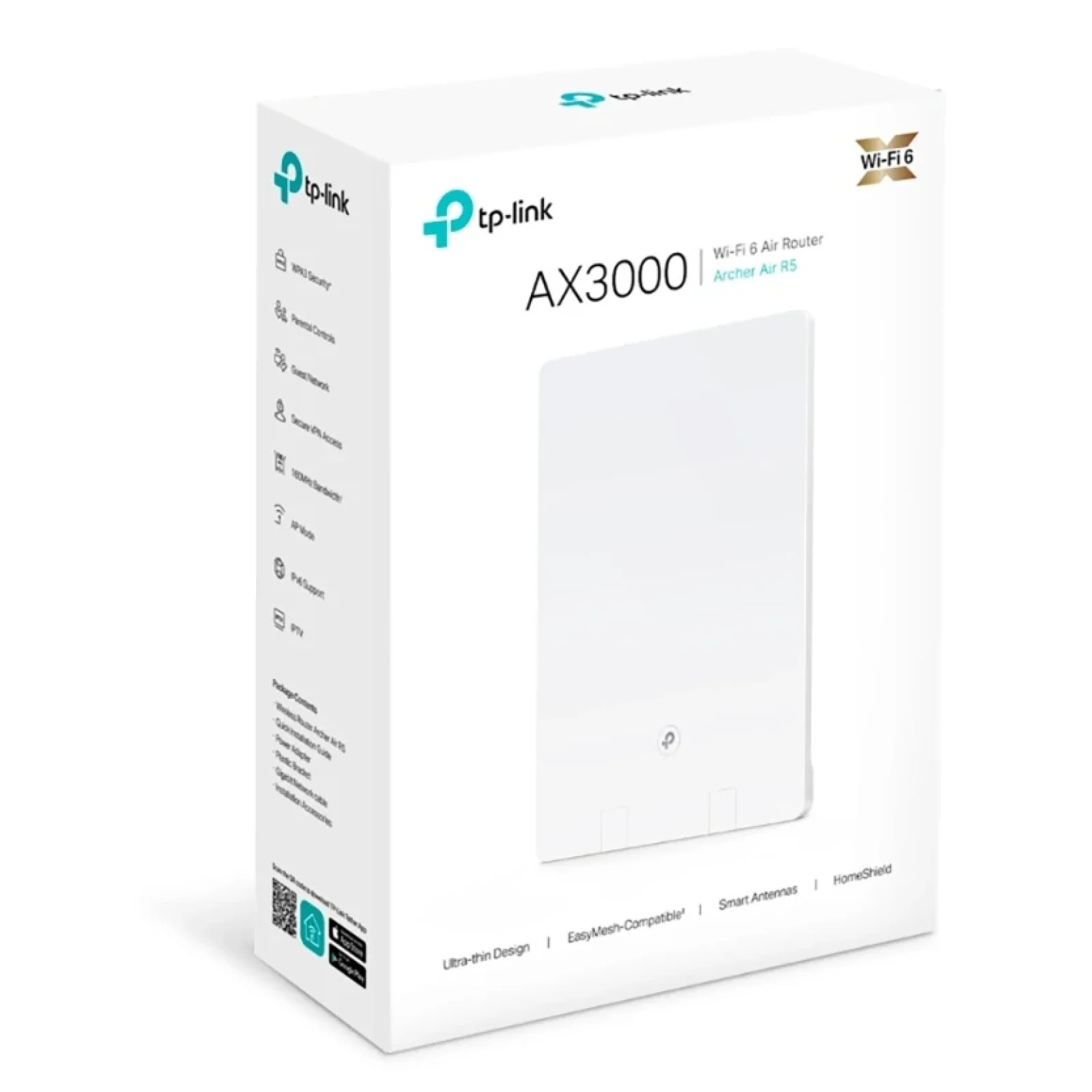 Беспроводной маршрутизатор TP-Link Archer Air R5 (AX3000, 1xGE WAN, 1xGE LAN, EasyMesh) UA