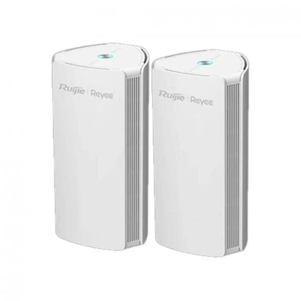 Комплект із двох Mesh Wi-Fi маршрутизаторів Ruijie M18 (RG-M18(2PACK)) (AX1800, WiFi6, 1xWAN GE, 2xLAN GE, MU-MIMO 2x2, Ruijie Cloud/App, Reyee MESH, 4x внутр антен) UA