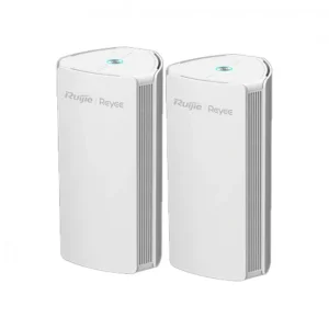 Комплект из двух Mesh Wi-Fi маршрутизаторов Ruijie M18 (RG-M18(2PACK)) (AX1800, WiFi6, 1xWAN GE, 2xLAN GE, MU-MIMO 2x2, Ruijie Cloud/App, Reyee MESH, 4x внутр антенн) UA