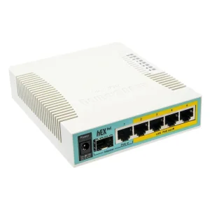 Маршрутизатор MikroTik RouterBOARD RB960PGS hEX PoE (800MHz/128Mb, 1xUSB, 5х1000Мбит, Passive PoE) UA