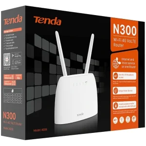 Беспроводной маршрутизатор Tenda 4G06 (N300 1xLAN, 1xLAN/WAN, 2 антенны) UA