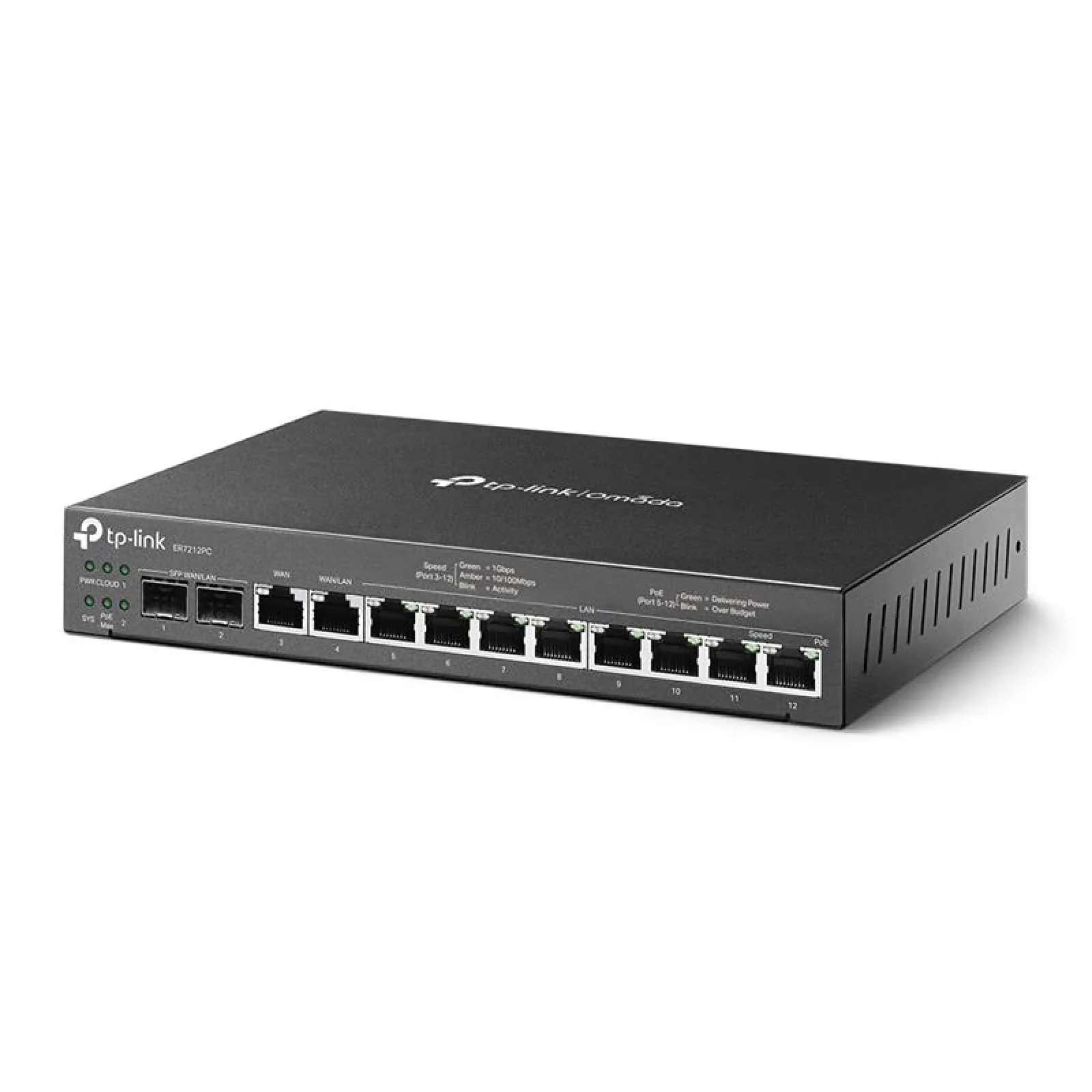 Маршрутизатор TP-Link ER7212PC (8xGE LAN, 1xWAN, 1xWAN/LAN, 2xSFP WAN/LAN) UA