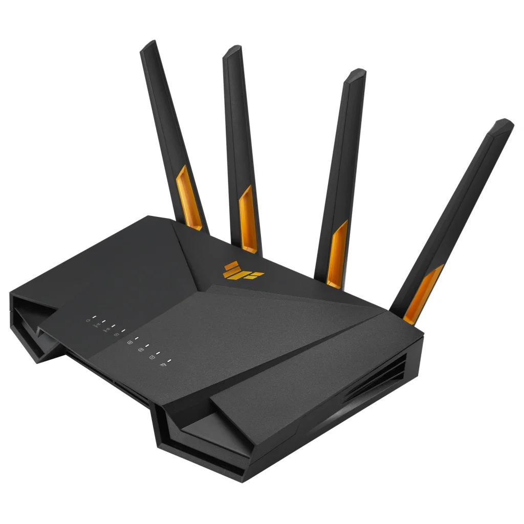Бездротовий маршрутизатор Asus TUF Gaming AX3000 V2 (AX3000 Wi-Fi6, 1x2.5GE WAN, 4xGE LAN, 1xUSB 3.2 Gen 1, AiMesh, 4х зовнішні антени), TUF-AX3000 V2 UA