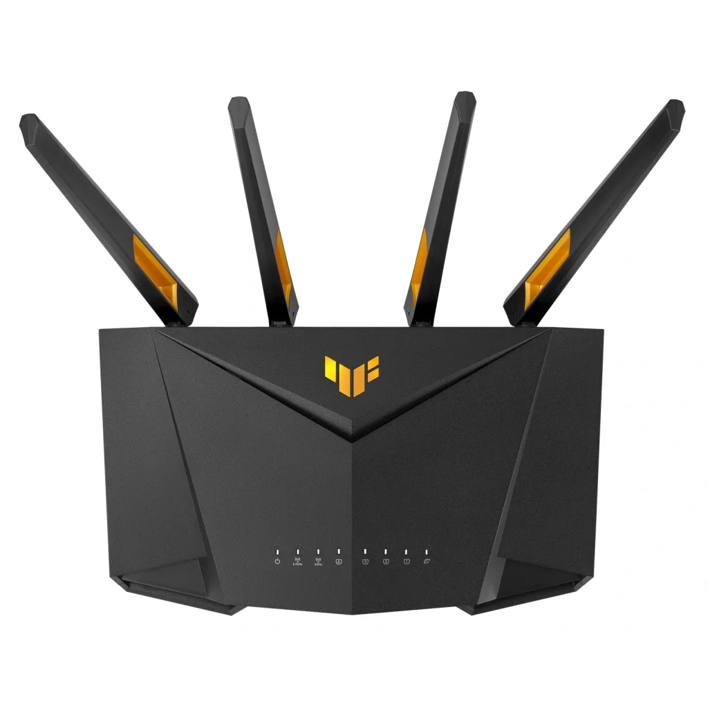 Бездротовий маршрутизатор Asus TUF Gaming AX3000 V2 (AX3000 Wi-Fi6, 1x2.5GE WAN, 4xGE LAN, 1xUSB 3.2 Gen 1, AiMesh, 4х зовнішні антени), TUF-AX3000 V2 UA