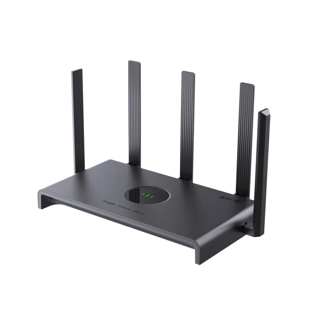 Бездротовий маршрутизатор Ruijie Reyee RG-EW3000GX PRO (AX3000, WiFi6, 1xGE WAN, 1xGE WAN/LAN, 2xGE LAN, MU-MIMO 2x2, Ruijie Cloud/App, Reyee MESH, 5x зовнішніх антен) UA