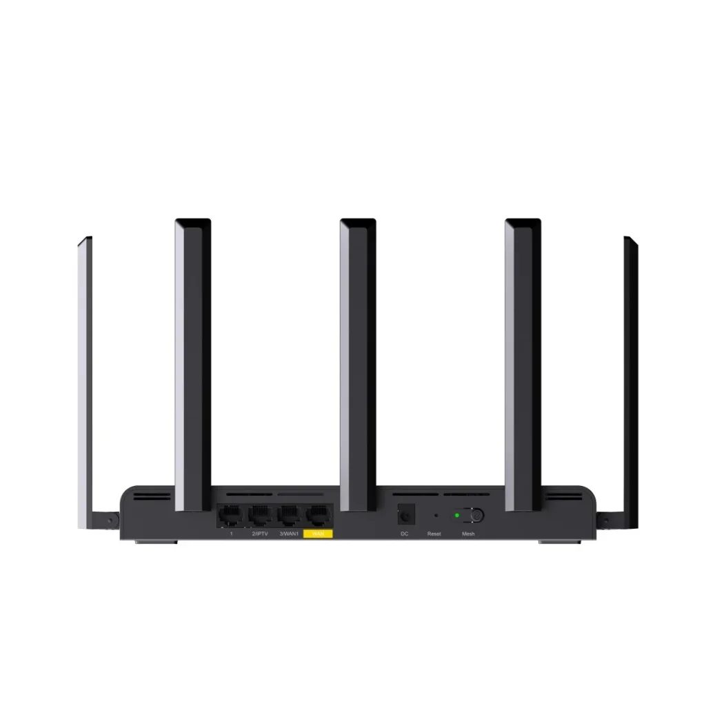 Бездротовий маршрутизатор Ruijie Reyee RG-EW3000GX PRO (AX3000, WiFi6, 1xGE WAN, 1xGE WAN/LAN, 2xGE LAN, MU-MIMO 2x2, Ruijie Cloud/App, Reyee MESH, 5x зовнішніх антен) UA
