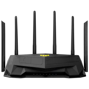 Бездротовий маршрутизатор Asus TUF Gaming AX6000 (TUF-AX6000) (AX6000, 1x2.5GE WAN, 1x2.5GE LAN, 4xGE LAN, AURA RGB lighting, 6 зовнішніх антен) UA