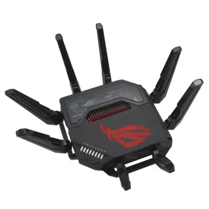 Бездротовий маршрутизатор Asus ROG Rapture GT-BE98 (Wi-Fi 7, 1x10GE WAN/LAN, 1x2.5 GE WAN/LAN, 1x10GE LAN, 3x2,5GE LAN, 1xGE LAN, 1xUSB3.2, 1XUSB2.0), 90IG08F0-MO9A0V UA