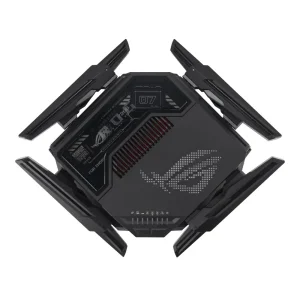 Бездротовий маршрутизатор Asus ROG Rapture GT-BE98 (Wi-Fi 7, 1x10GE WAN/LAN, 1x2.5 GE WAN/LAN, 1x10GE LAN, 3x2,5GE LAN, 1xGE LAN, 1xUSB3.2, 1XUSB2.0), 90IG08F0-MO9A0V UA