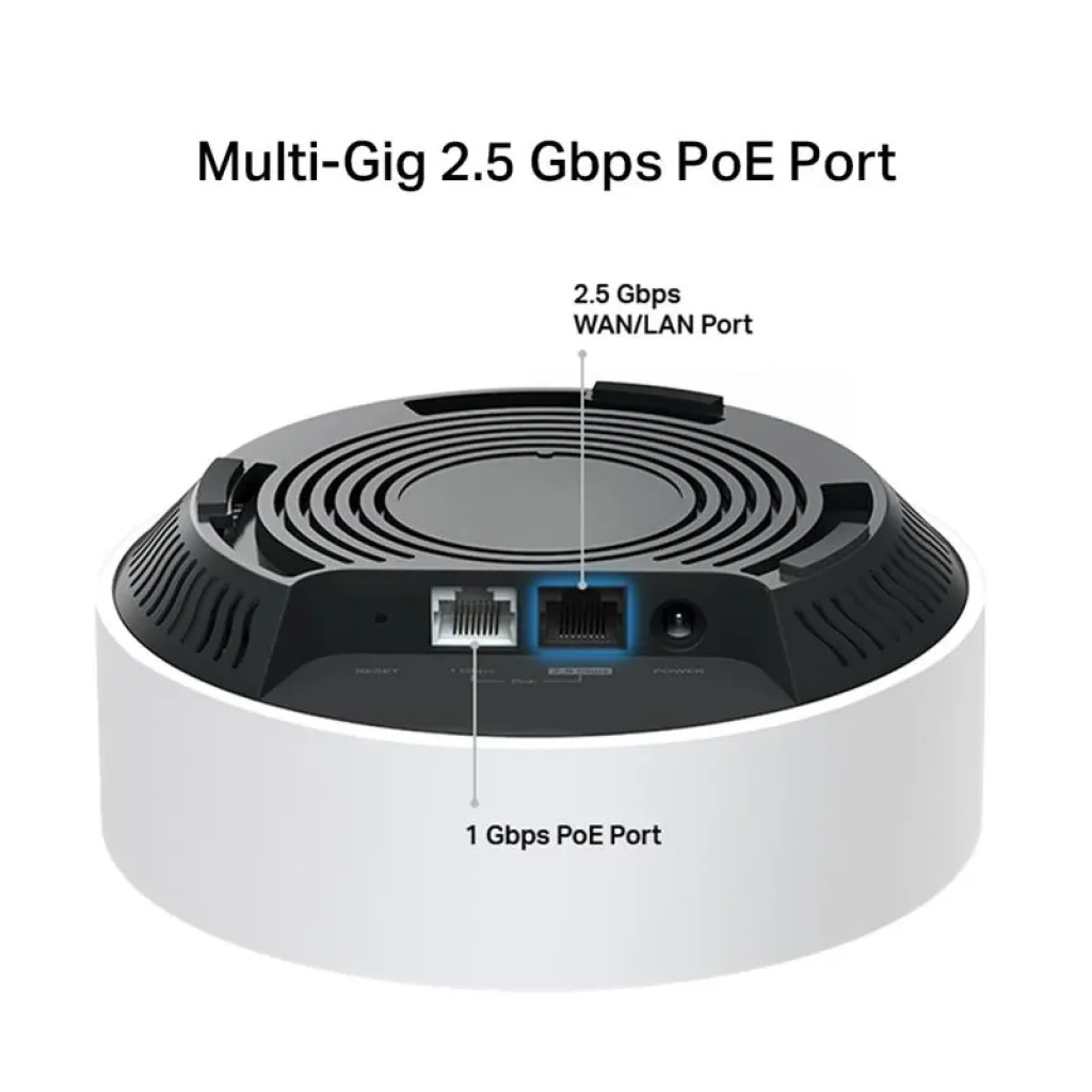 WiFi Mesh система TP-Link Deco X50 PoE (1-pack) (AX3000, 1xGE WAN/LAN,1x2.5GE WAN/LAN, MU-MIMO, OFDMA, 4 антени), DECO-X50-POE-1-PACK UA