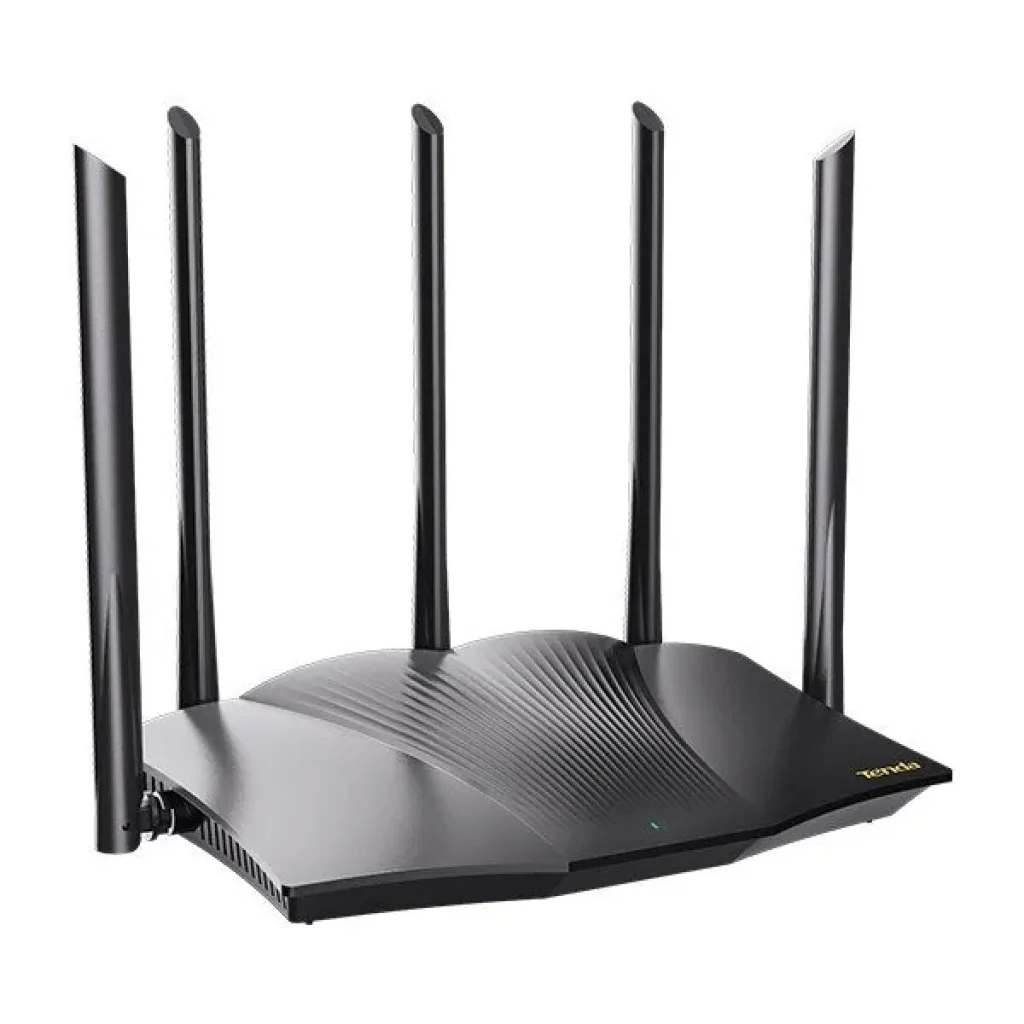 Бездротовий маршрутизатор Tenda RX12 Pro (AX3000, 1xGE WAN, 3xGE LAN, Beamforming, MU-MIMO 5 внешних антен, 12V, 1,5 A) UA