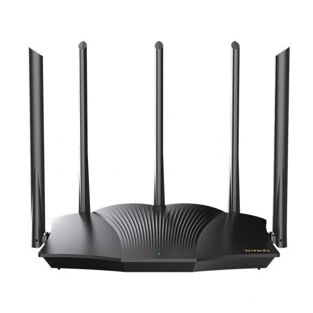 Беспроводной маршрутизатор Tenda TX12 Pro (AX3000, 1xGE WAN, 3xGE LAN, Beamforming, MU-MIMO 5 внешних антен, 12V, 1,5 A) UA