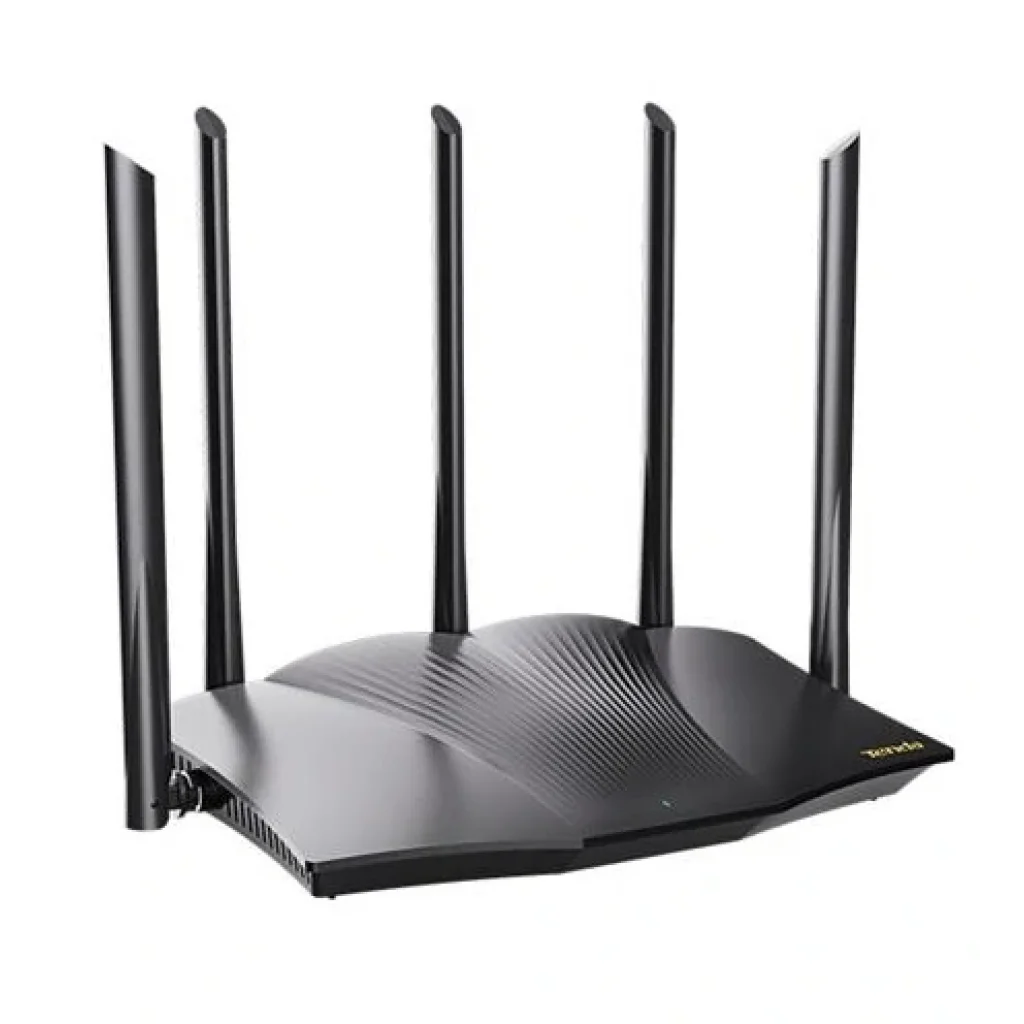 Беспроводной маршрутизатор Tenda TX12 Pro (AX3000, 1xGE WAN, 3xGE LAN, Beamforming, MU-MIMO 5 внешних антен, 12V, 1,5 A) UA