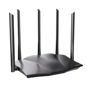 Беспроводной маршрутизатор Tenda TX12 Pro (AX3000, 1xGE WAN, 3xGE LAN, Beamforming, MU-MIMO 5 внешних антен, 12V, 1,5 A) UA