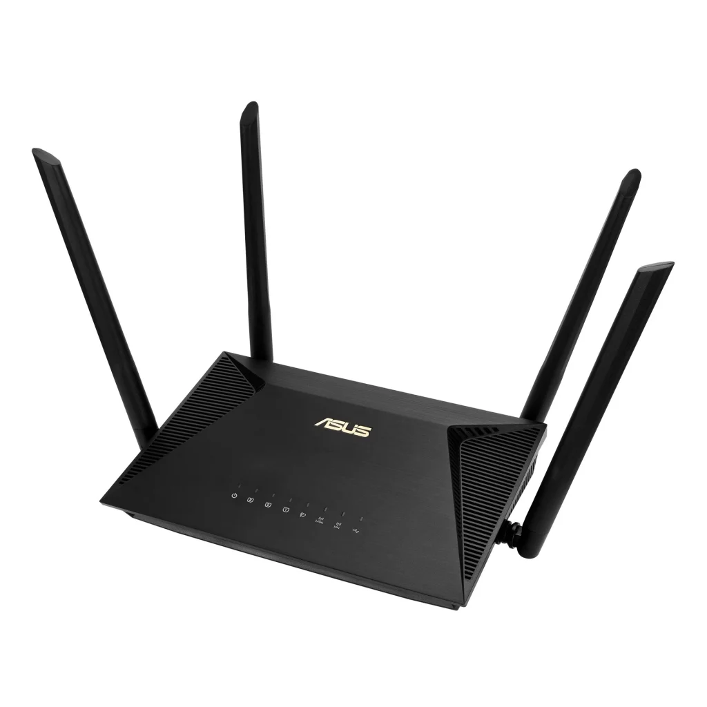 Бездротовий маршрутизатор Asus RT-AX1800U (90IG06P0-MO3530) (AX1800, 1xGE WAN, 3xGE LAN, 1xUSB2.0, MU-MIMO, OFDMA, AiMesh, 4 антени) UA