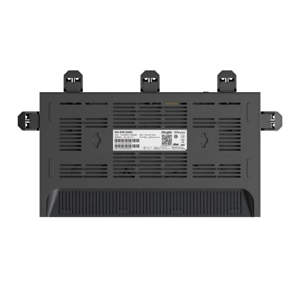 Бездротовий маршрутизатор Ruijie Reyee RG-EW1300G (AC1300, 1xGE Wan, 3xGE LAN, MU-MIMO, Reyee MESH, 5 антен по 5dBi) UA