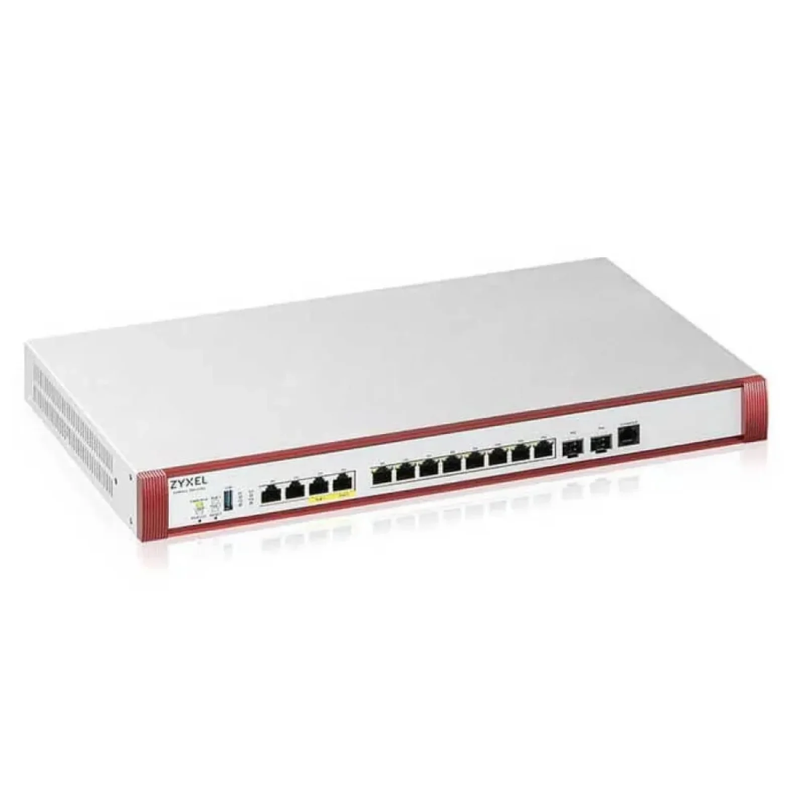 Міжмережевий екран ZYXEL USG FLEX 700H (USGFLEX700H-EU0102F) (2x10GE PoE+ WAN/LAN, 2x2,5GE WAN/LAN, 8xGE WAN/LAN, 1хUSB3.0, 2xSFP+, Sandbox и Botnet Filter, з підпискою Gold на 1 рік (повний UTM-функціонал, SecuReporter) UA