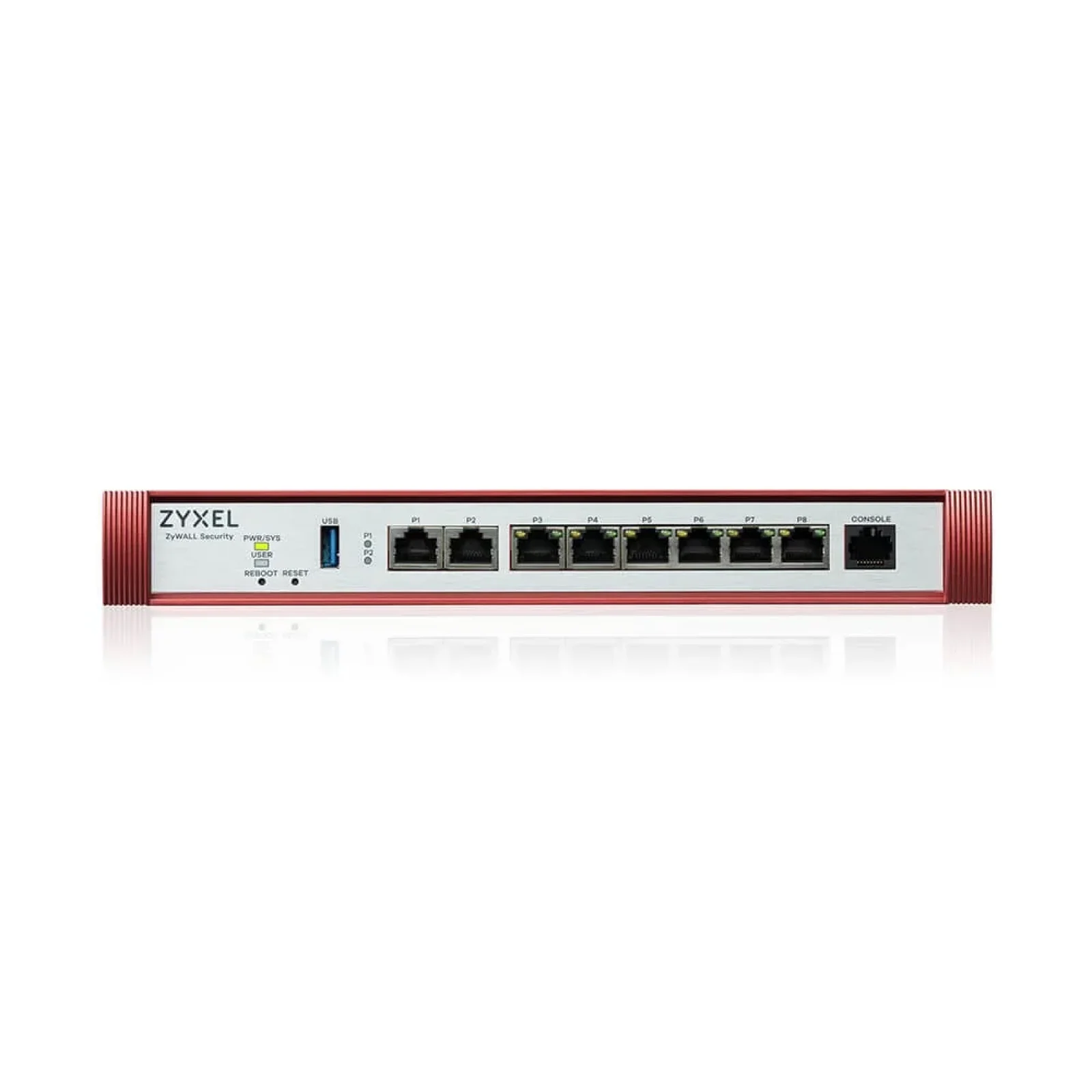 Міжмережевий екран ZYXEL USG FLEX 200H (USGFLEX200H-EU0102F) (1x2,5GE WAN/LAN, 6xGE WAN/LAN, 6xGE LAN, 1хUSB3.0, Sandbox і Botnet Filter, з підпискою Gold на 1 рік (повний UTM-функціонал, SecuReporter) UA