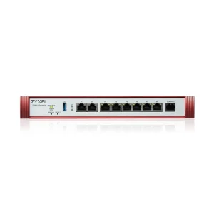 Міжмережевий екран ZYXEL USG FLEX 200H (USGFLEX200H-EU0102F) (1x2,5GE WAN/LAN, 6xGE WAN/LAN, 6xGE LAN, 1хUSB3.0, Sandbox і Botnet Filter, з підпискою Gold на 1 рік (повний UTM-функціонал, SecuReporter) UA