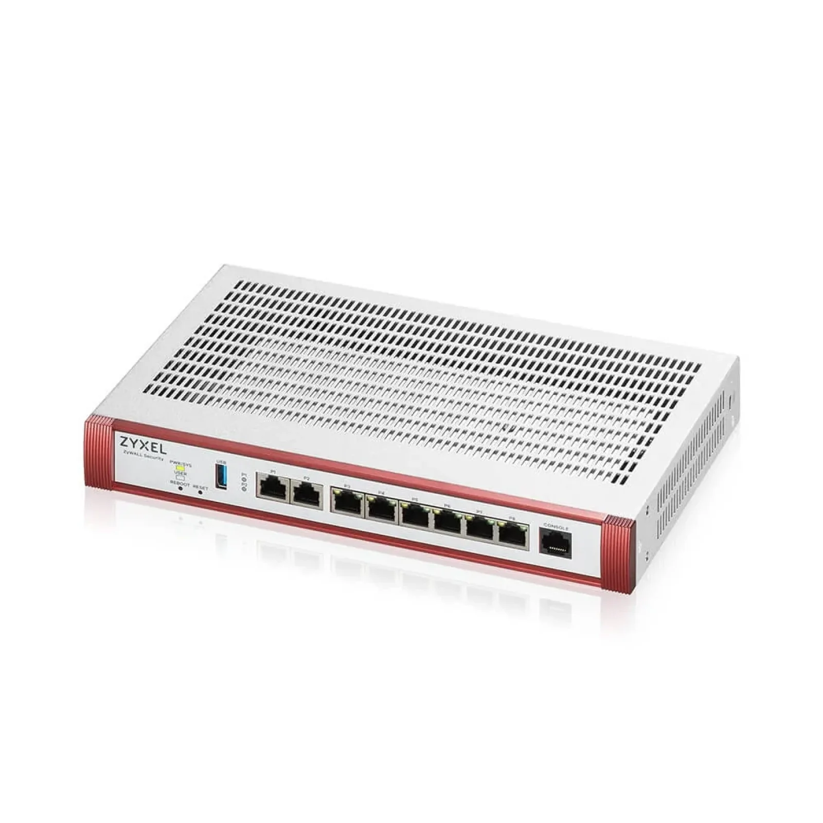 Міжмережевий екран ZYXEL USG FLEX 200H (USGFLEX200H-EU0102F) (1x2,5GE WAN/LAN, 6xGE WAN/LAN, 6xGE LAN, 1хUSB3.0, Sandbox і Botnet Filter, з підпискою Gold на 1 рік (повний UTM-функціонал, SecuReporter) UA