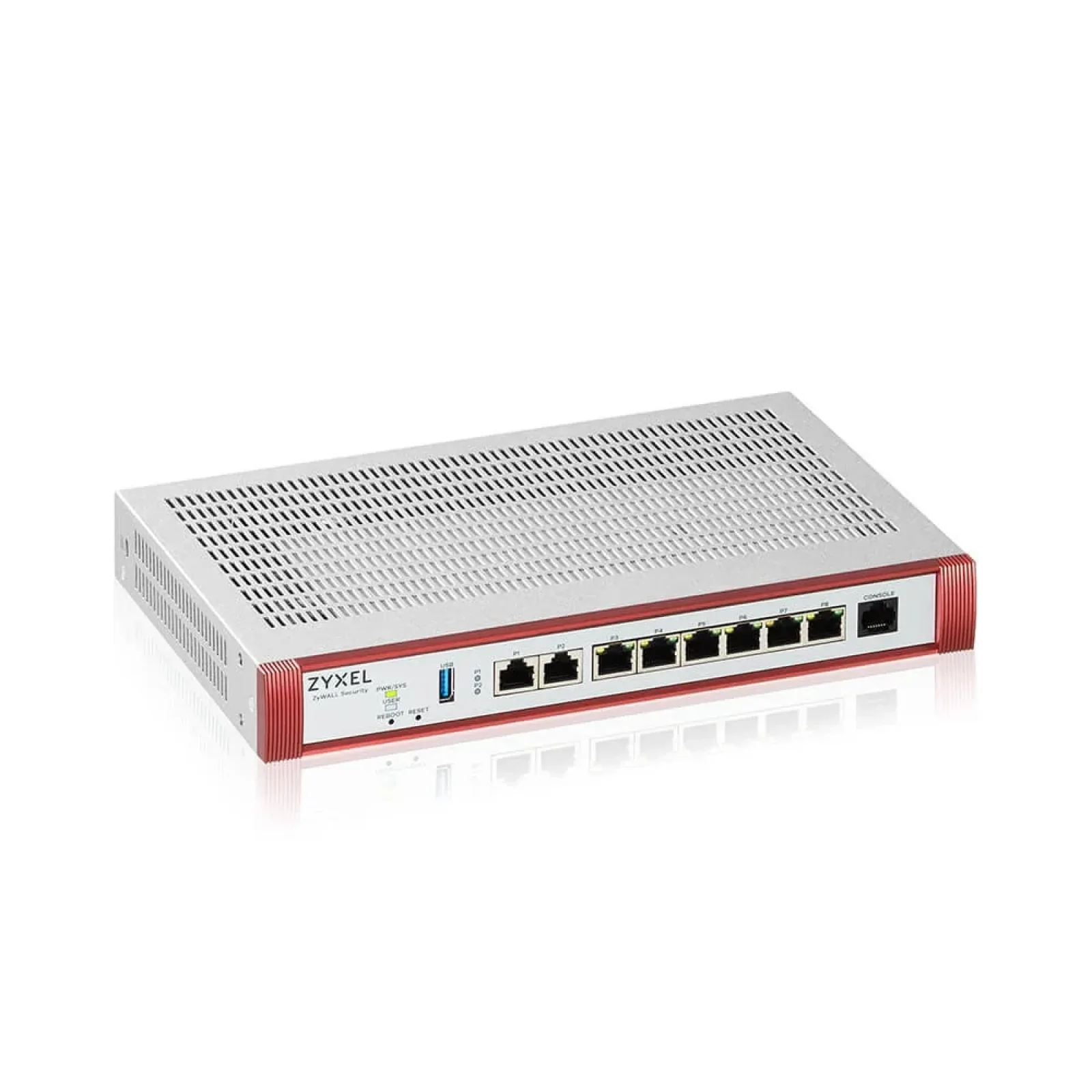 Міжмережевий екран ZYXEL USG FLEX 200H (USGFLEX200H-EU0102F) (1x2,5GE WAN/LAN, 6xGE WAN/LAN, 6xGE LAN, 1хUSB3.0, Sandbox і Botnet Filter, з підпискою Gold на 1 рік (повний UTM-функціонал, SecuReporter) UA