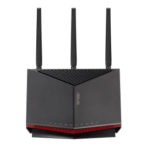 Бездротовий маршрутизатор Asus RT-BE86U (90IG08W0-MO9A0V) (WiFi7, BE6800, 2.4G-3x3, 5G-4x4, 1x10GE WAN, 1x2.5GE WAN, 3x2.5GE LAN, 1xUSB3.2, 1xUSB 2.0, AiMesh) UA