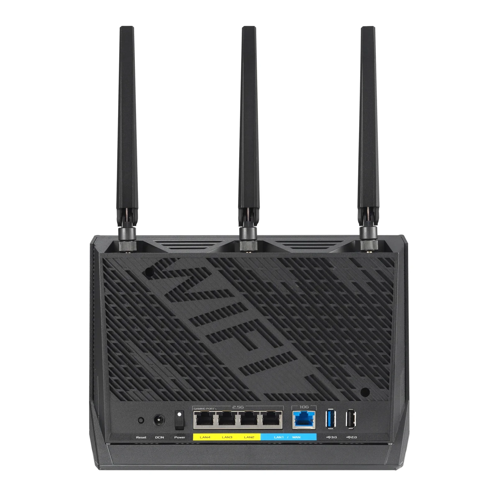 Бездротовий маршрутизатор Asus RT-BE86U (90IG08W0-MO9A0V) (WiFi7, BE6800, 2.4G-3x3, 5G-4x4, 1x10GE WAN, 1x2.5GE WAN, 3x2.5GE LAN, 1xUSB3.2, 1xUSB 2.0, AiMesh) UA