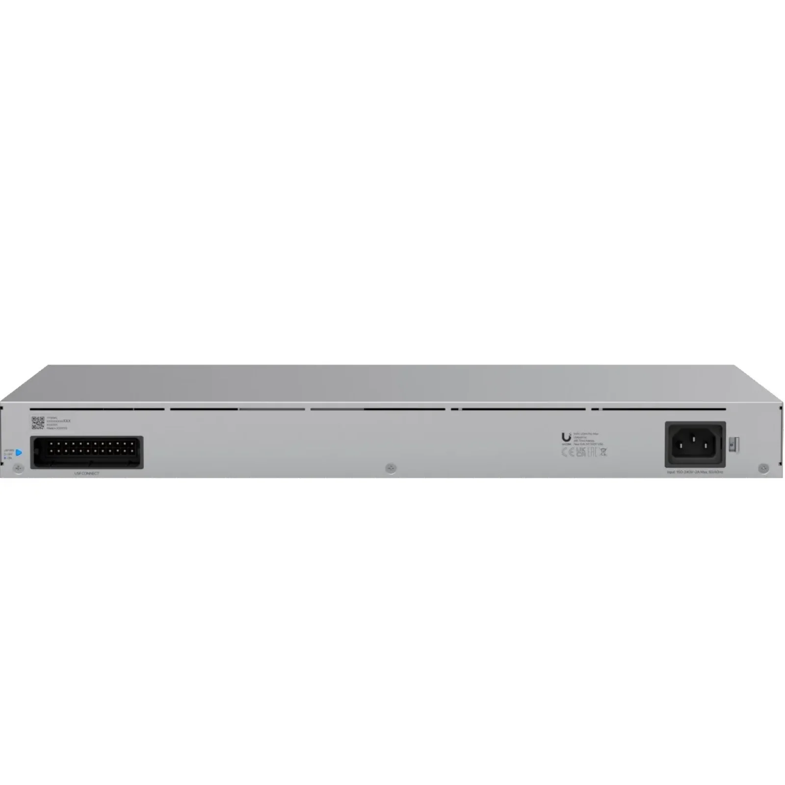 Маршрутизатор Ubiquiti UniFi Dream Machine Pro Max (UDM-PRO-MAX) (NVR+Cloud Key+Switch) (Dual WAN:1xSFP+, 1x2.5G WAN, 1xSFP+ LAN, 8xGE LAN, 128Gb SSD, BT, 1U rack mount) UA