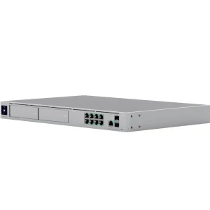 Маршрутизатор Ubiquiti UniFi Dream Machine Pro Max (UDM-PRO-MAX) (NVR+Cloud Key+Switch) (Dual WAN:1xSFP+, 1x2.5G WAN, 1xSFP+ LAN, 8xGE LAN, 128Gb SSD, BT, 1U rack mount) UA