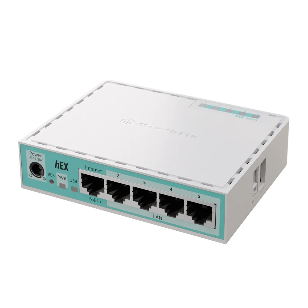 Маршрутизатор MikroTik hEX 2024 (E50UG) (950 MHz/512 MB, 5хGE, PoE in) UA