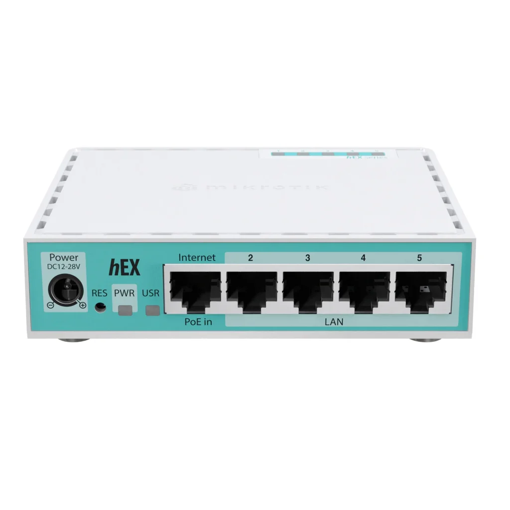 Маршрутизатор MikroTik hEX 2024 (E50UG) (950 MHz/512 MB, 5хGE, PoE in) UA