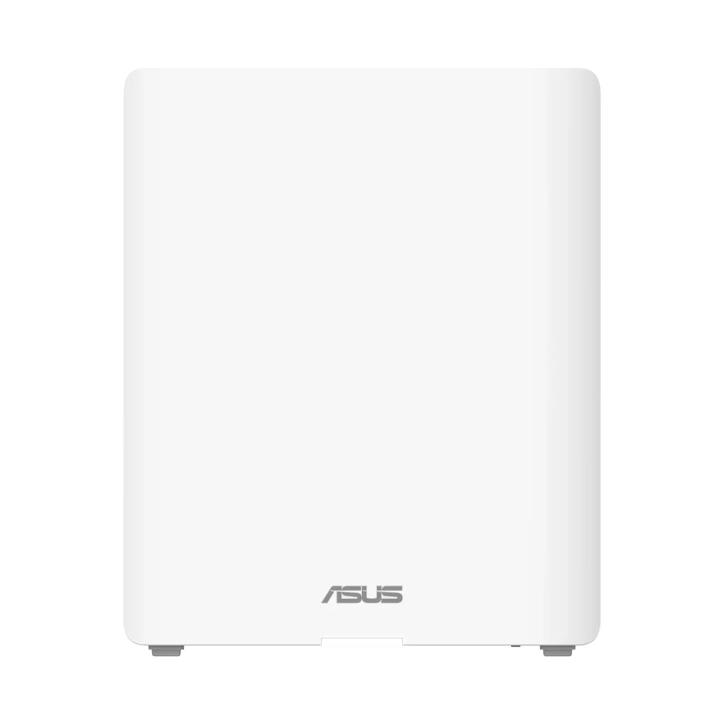 Wi-Fi Mesh система Asus ZenWiFi BQ16 2pk White (90IG08K0-MO3N2V) (WiFi7, BE25000, Quad-band, Broadcom, 1x10GE WAN/LAN, 1x10GE LAN, 1xGE WAN/LAN, 2xGE LAN, 1xUSB 3.0, AiMesh, антенны: 12), BQ16(W-2-PK) UA