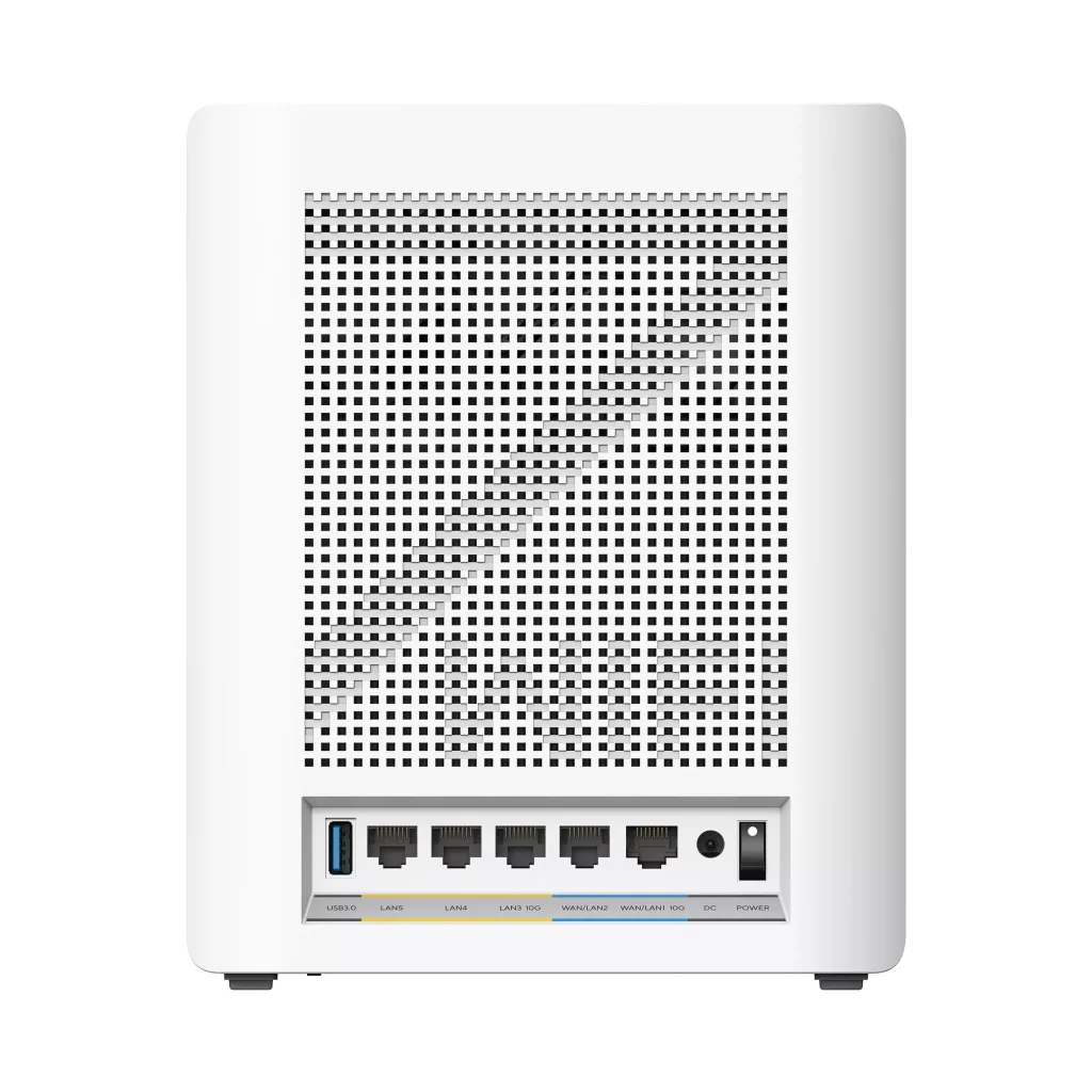 Wi-Fi Mesh система Asus ZenWiFi BQ16 2pk White (90IG08K0-MO3N2V) (WiFi7, BE25000, Quad-band, Broadcom, 1x10GE WAN/LAN, 1x10GE LAN, 1xGE WAN/LAN, 2xGE LAN, 1xUSB 3.0, AiMesh, антенны: 12), BQ16(W-2-PK) UA