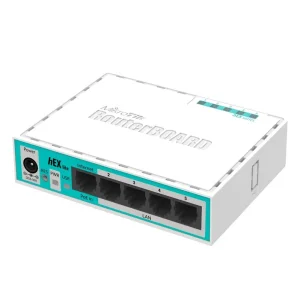 Маршрутизатор MikroTik RouterBOARD RB750r2 hEX lite (850MHz/64Mb, 5х100Мбит, PoE in) UA