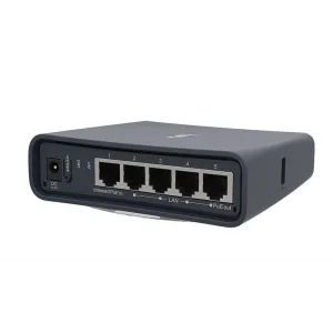 Беспроводной маршрутизатор Mikrotik hAP AC Lite RB952Ui-5ac2nD-TC (AC, 650MHz/64Mb, 5xFE, 2 dBi, Tower Case) UA