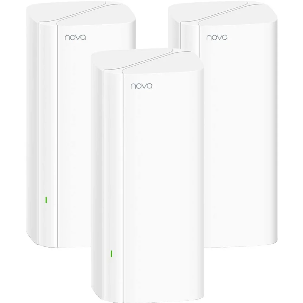WiFi Mesh система Tenda MX12 (3-pack) (AX3000, 1xGE WAN/LAN, 2xGE LAN, 4x3dBi Internal antenna), MX12(3-pack) UA