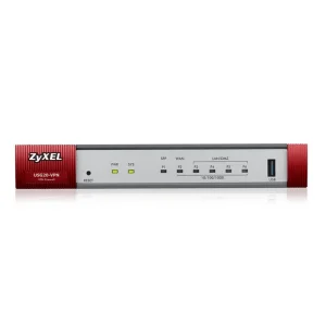 Міжмережевий екран ZYXEL USG20-VPN (USG20-VPN-EU0101F) (1xGE WAN, 4xGE LAN/DMZ, 1xSFP, 1xConsole, 1xUSB) UA