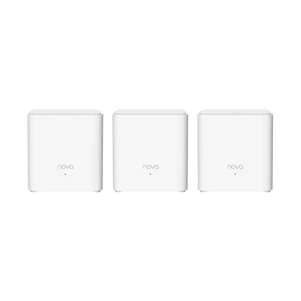 WiFi Mesh система Tenda MX3 (MX3-KIT-3) (AX1500, Wi-Fi EasyMesh, 1xGE WAN, 1xGE LAN, 2 антенны по 3 dbi, 3-pack) UA