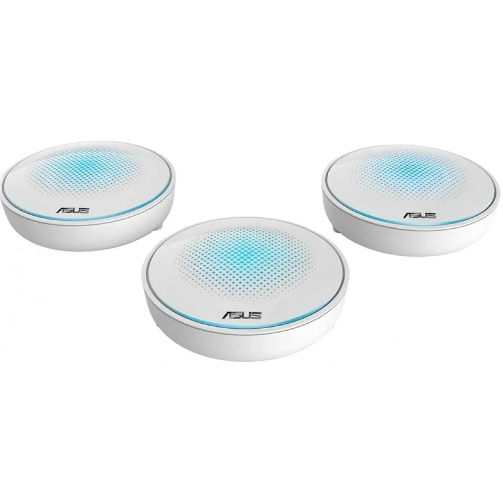 Wi-Fi Mesh система ASUS Lyra (MAP-AC2200) (AC2200, 1хGE WAN, 1xGE LAN, MU-MIMO, MESH, 7 антен, 3-pack) UA