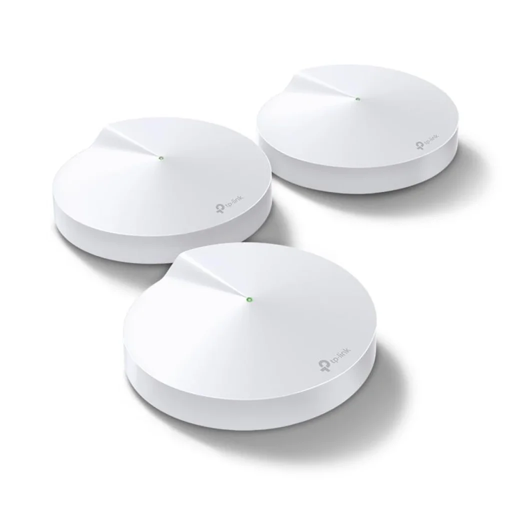 WiFi Mesh система TP-Link DECO M5 (AC1300, 2xGE LAN/WAN, Bluetooth, MESH, MU-MIMO, 4 антени, 3-pack), DECO-M5-3-PACK UA