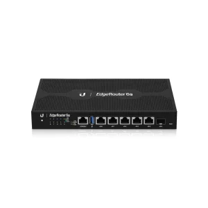 Маршрутизатор Ubiquiti EdgeRouter ER-6P (Quad-Core 1 GHz/1GB, 5x1GE, 1xSFP, passive poe) UA