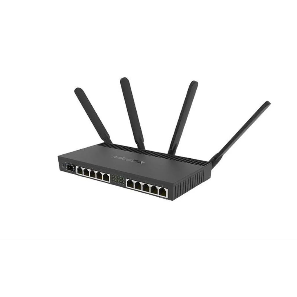 Маршрутизатор MikroTik RB4011iGS+5HacQ2HnD-IN (AC2000, 4x1.4 GHz/1Gb, 10x1GE, 1xSFP+, MU-MIMO, 4 антенны) UA